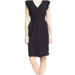Kate Spade Black Sleeveless V-Neck Dress Size 4